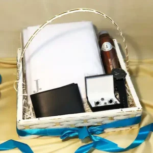 Employee Eid Wooden Basket
