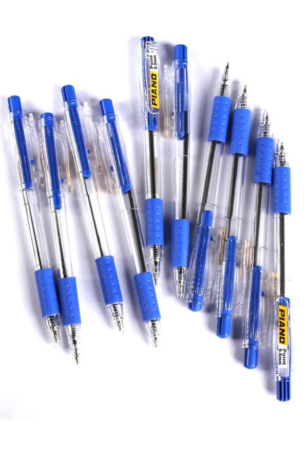 PIANO BALL POINT 0.8 MM BLUE X 10