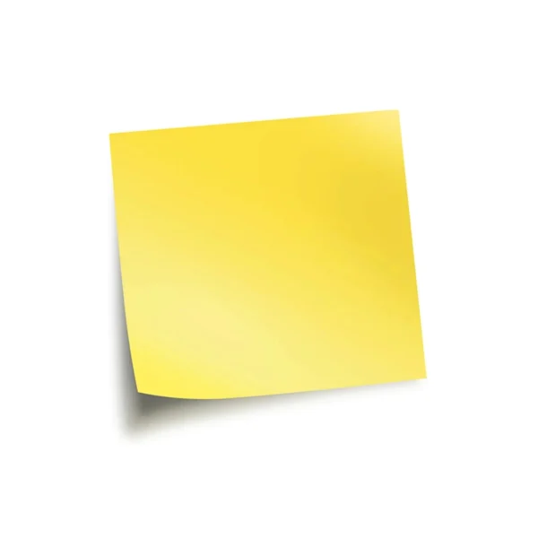 Pale Yellow Sticky Note